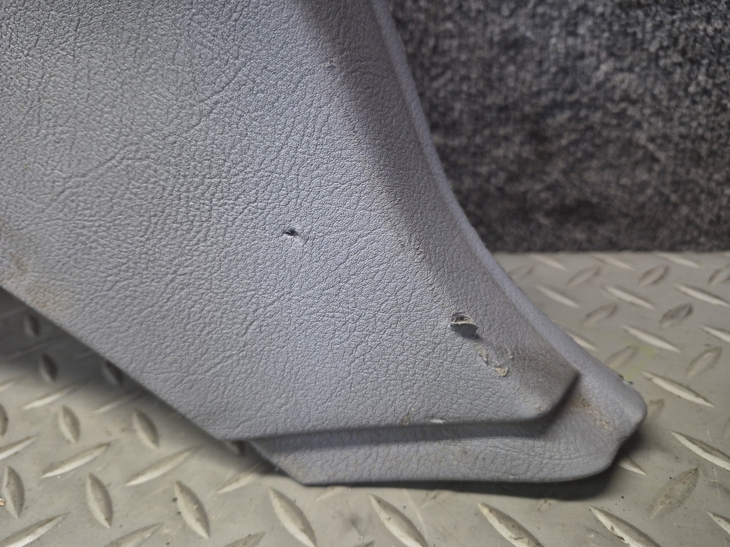 01-06 BMW E46 330ci Conv Set of 2 Rear Lower Quarter Trim Cover Panel Gray Dmgd