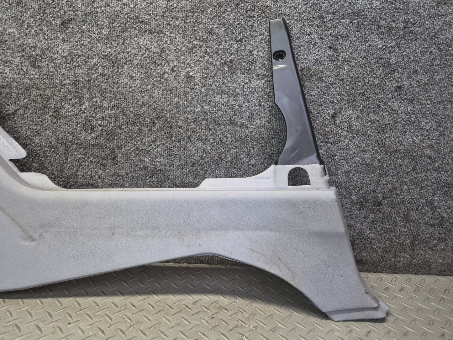 01-06 BMW E46 330ci Conv Set of 2 Rear Lower Quarter Trim Cover Panel Gray Dmgd