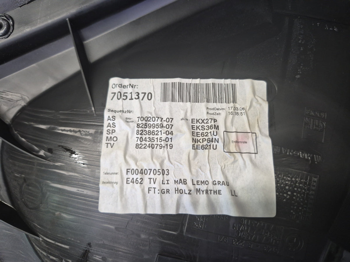 01-06 BMW E46 330ci Coupe Convert Front Door Trim Cover Panel Set Gray 110K OEM