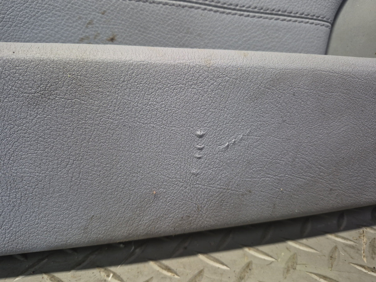 01-06 BMW E46 330ci Coupe Convert Front Door Trim Cover Panel Set Gray 110K OEM