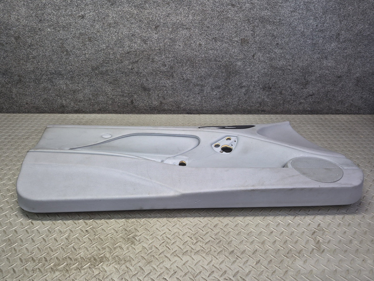 01-06 BMW E46 330ci Coupe Convert Front Door Trim Cover Panel Set Gray 110K OEM