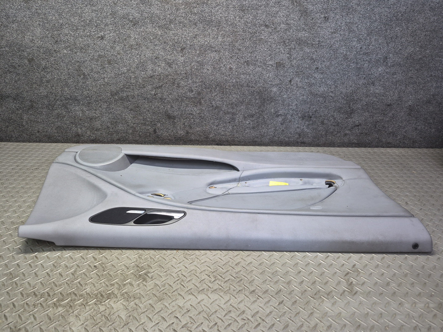 01-06 BMW E46 330ci Coupe Convert Front Door Trim Cover Panel Set Gray 110K OEM