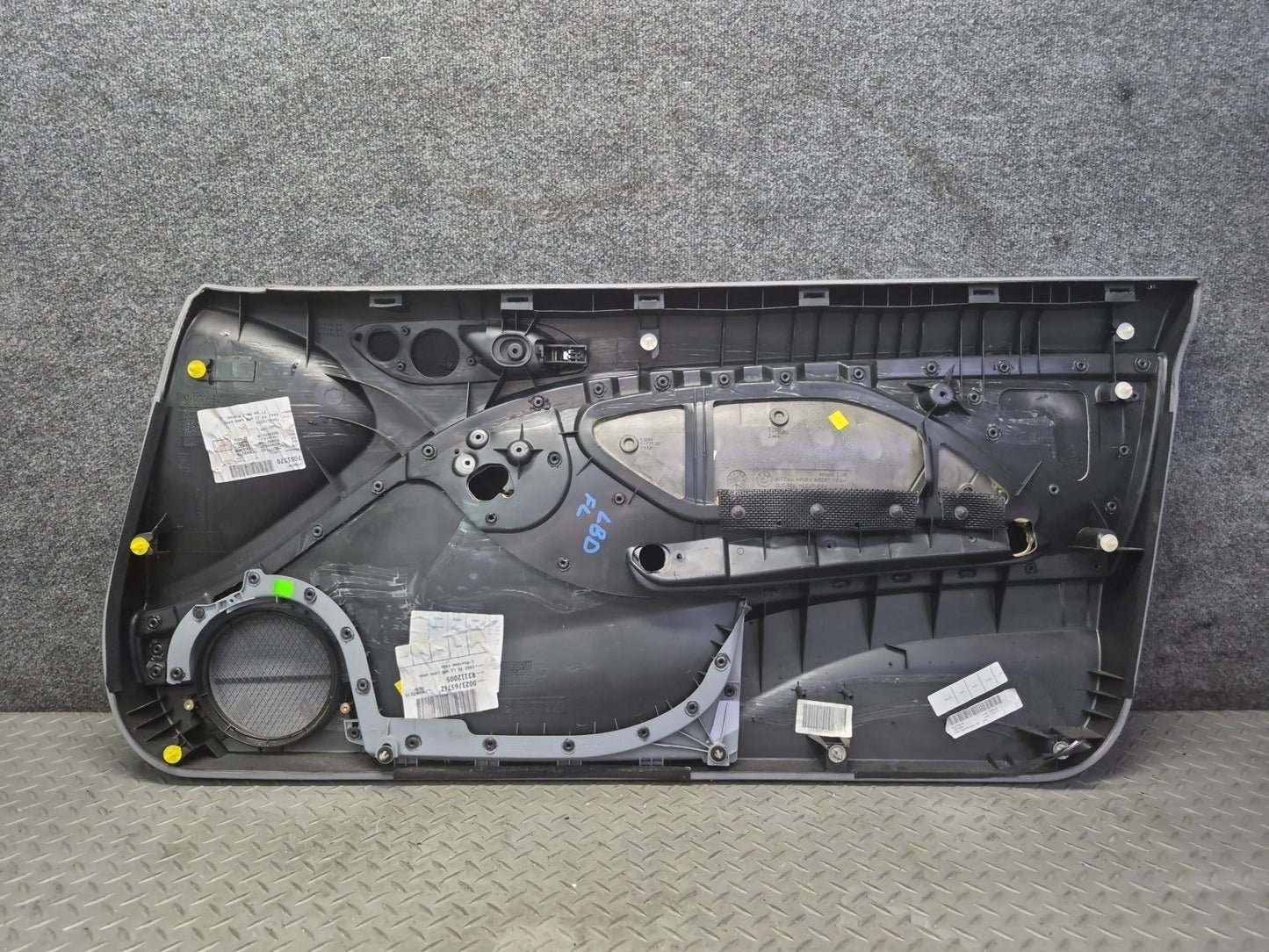 01-06 BMW E46 330ci Coupe Convert Front Door Trim Cover Panel Set Gray 110K OEM