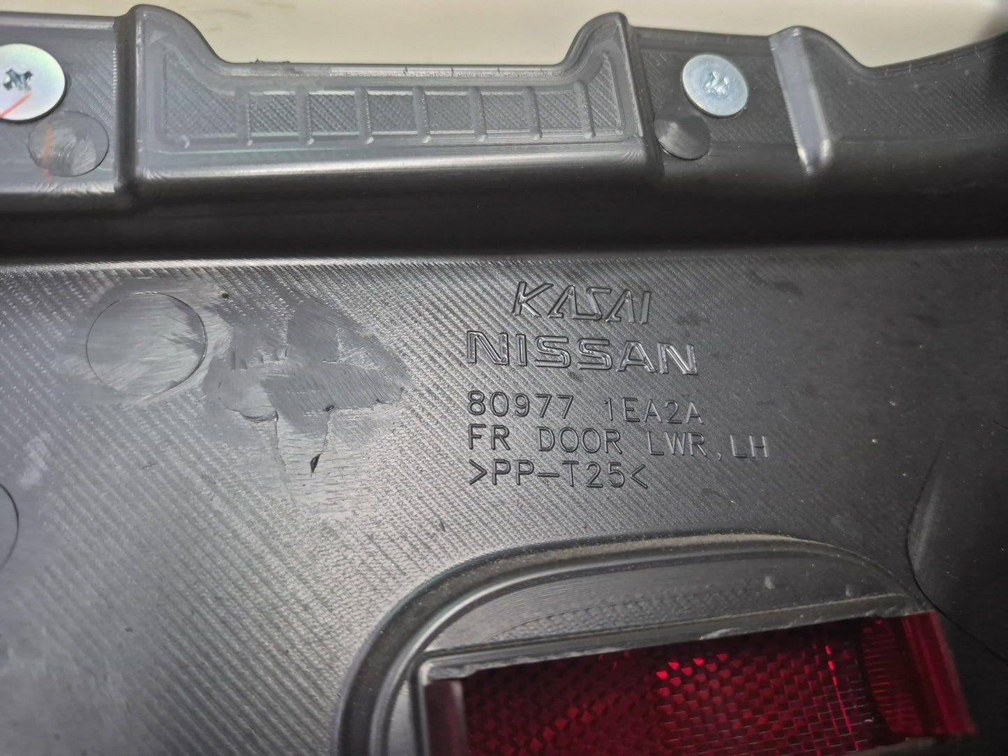 10-19 Nissan Z34 370Z Convertible Left Door Interior Trim Cover Panel OEM