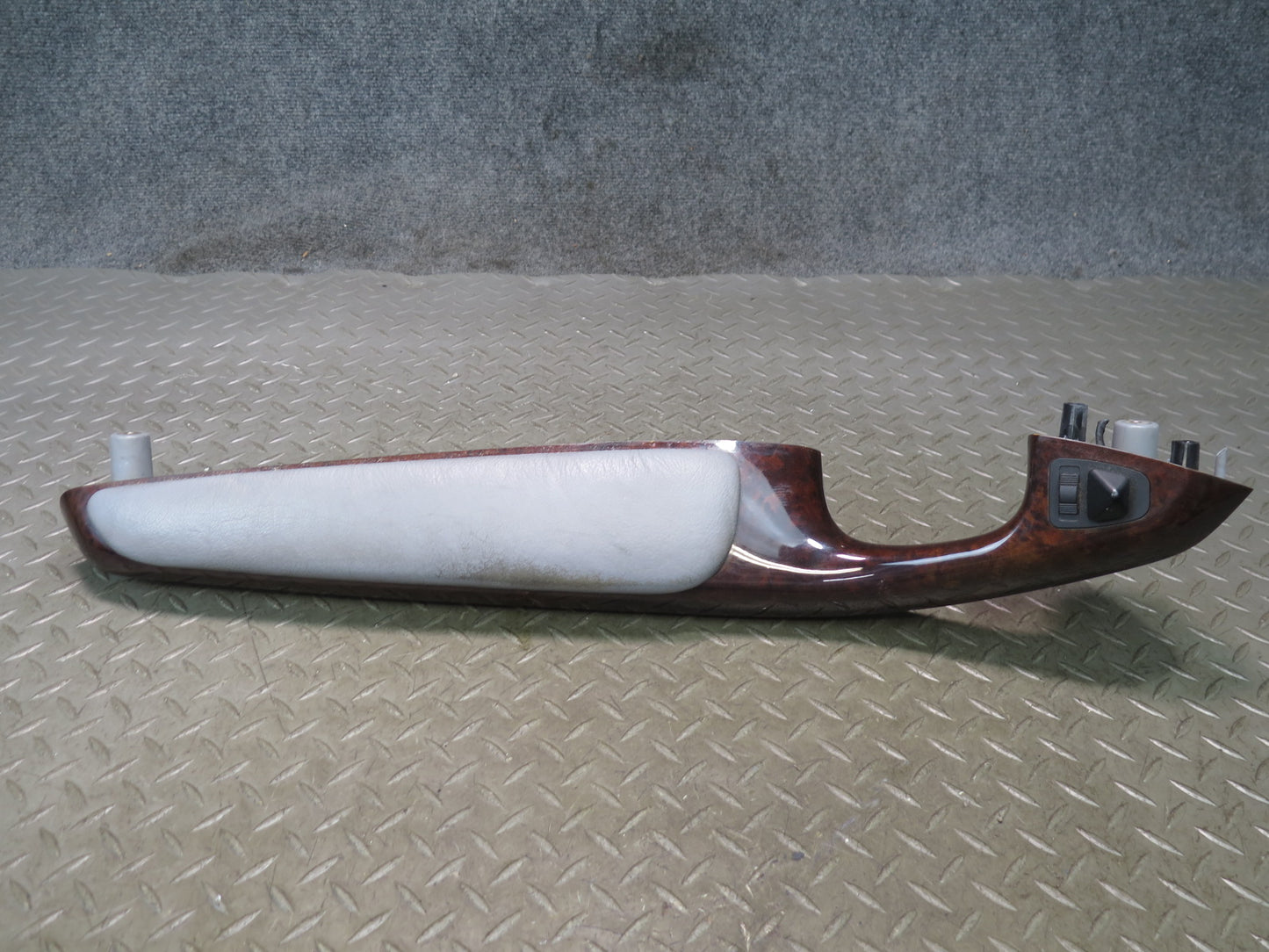 01-06 BMW E46 330Ci Convert Front & Rear Door Quarter Armrest Trim Wood Set OEM