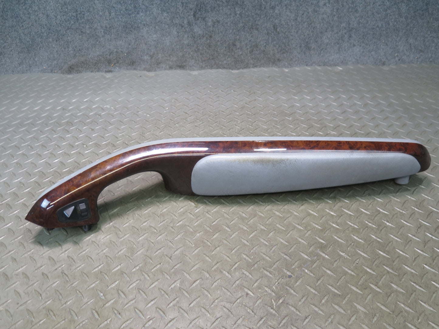 01-06 BMW E46 330Ci Convert Front & Rear Door Quarter Armrest Trim Wood Set OEM