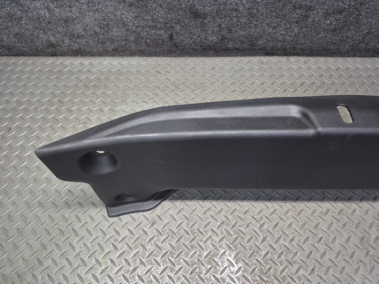 10-19 Nissan Z34 370Z Convertible Rear Trunk Scuff Sill Plate Trim Panel OEM