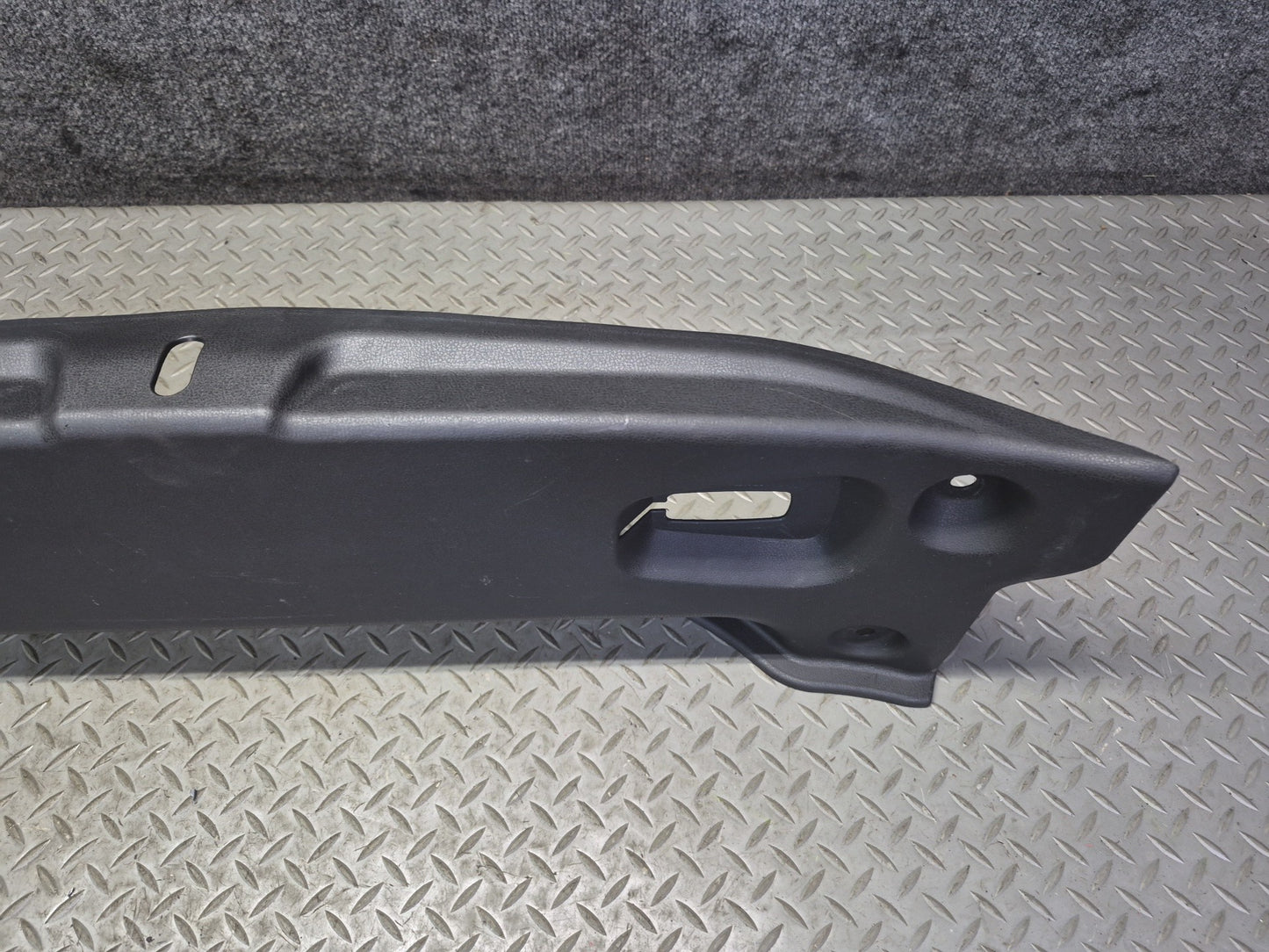 10-19 Nissan Z34 370Z Convertible Rear Trunk Scuff Sill Plate Trim Panel OEM