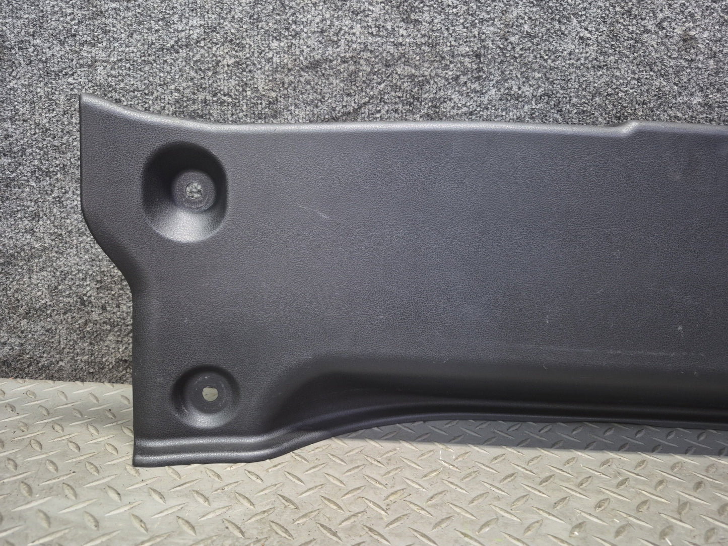 10-19 Nissan Z34 370Z Convertible Rear Trunk Scuff Sill Plate Trim Panel OEM