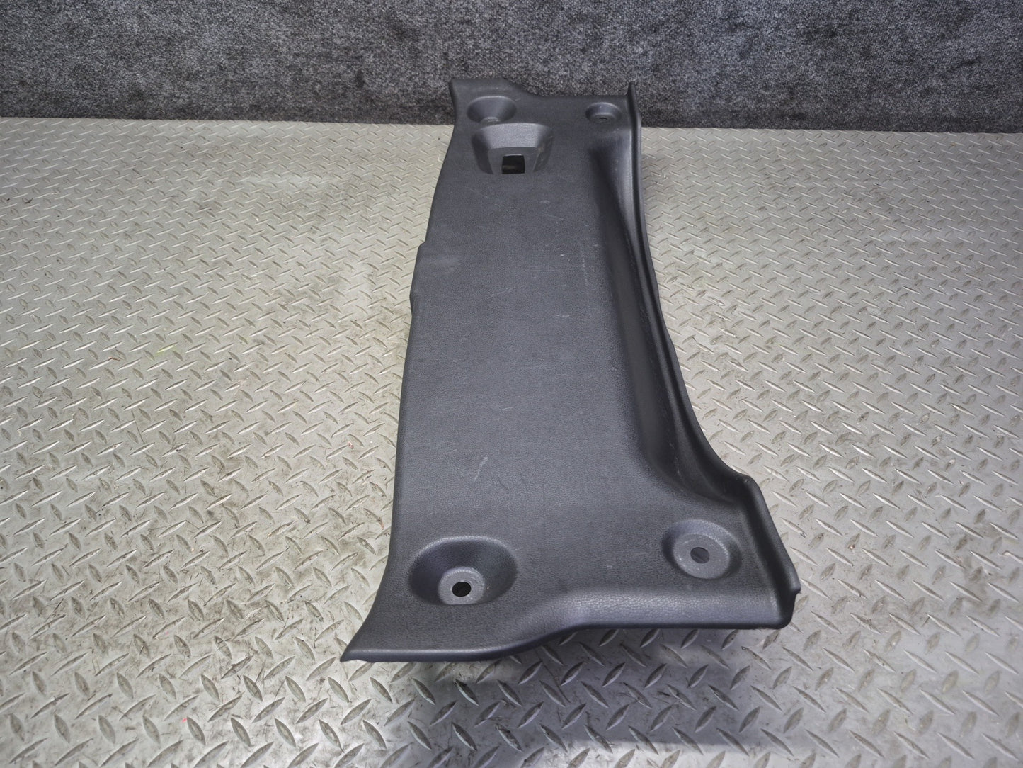 10-19 Nissan Z34 370Z Convertible Rear Trunk Scuff Sill Plate Trim Panel OEM