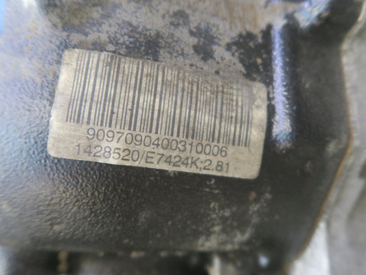 97-03 BMW E39 540i M62 M/T Rear Differential Carrier 2.81 Ratio 1428520 OEM
