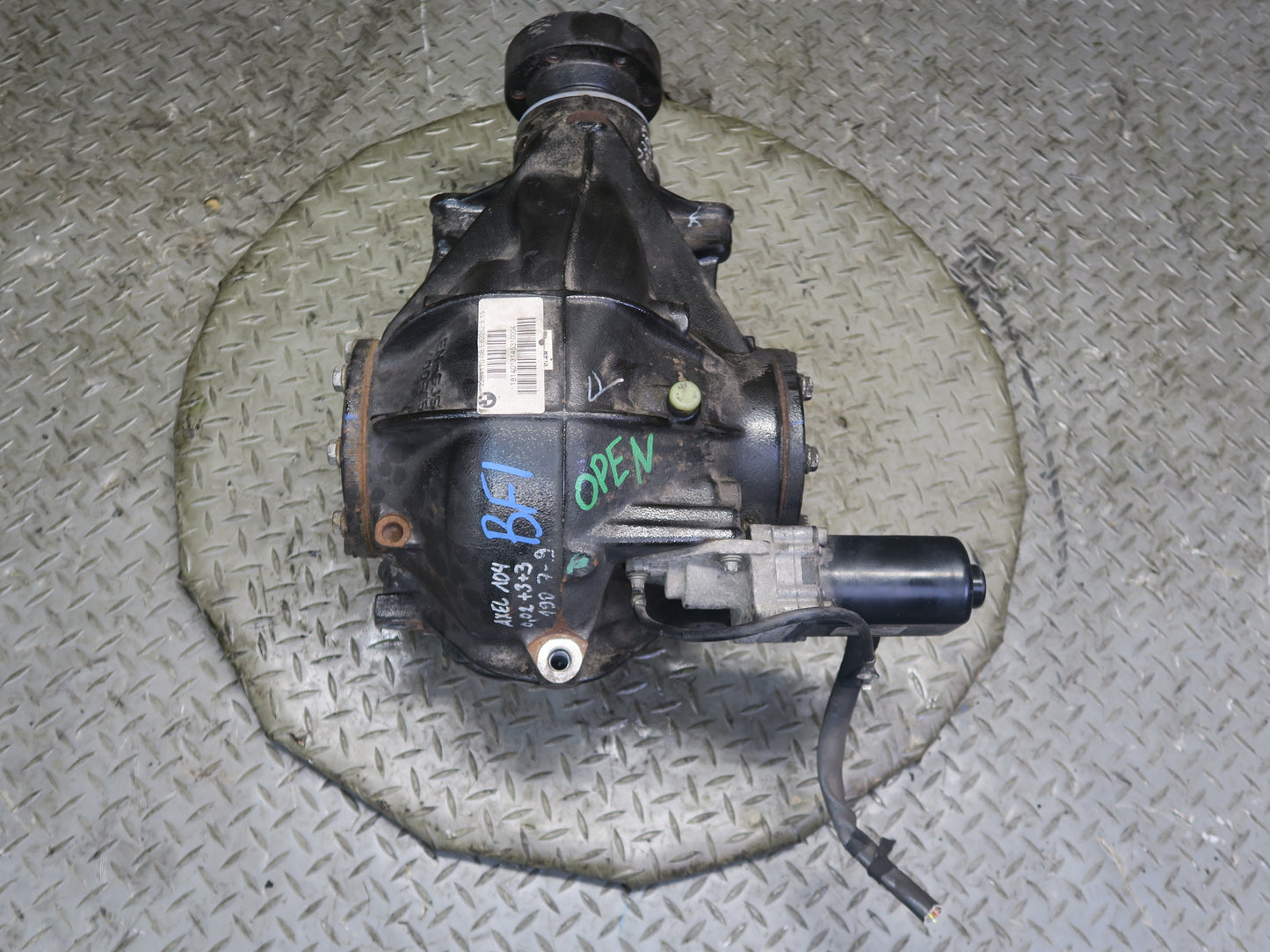 2012-2016 BMW F10 M5 Rear Axle Differential Carrier LSD w Motor 3.15 Ratio 99k