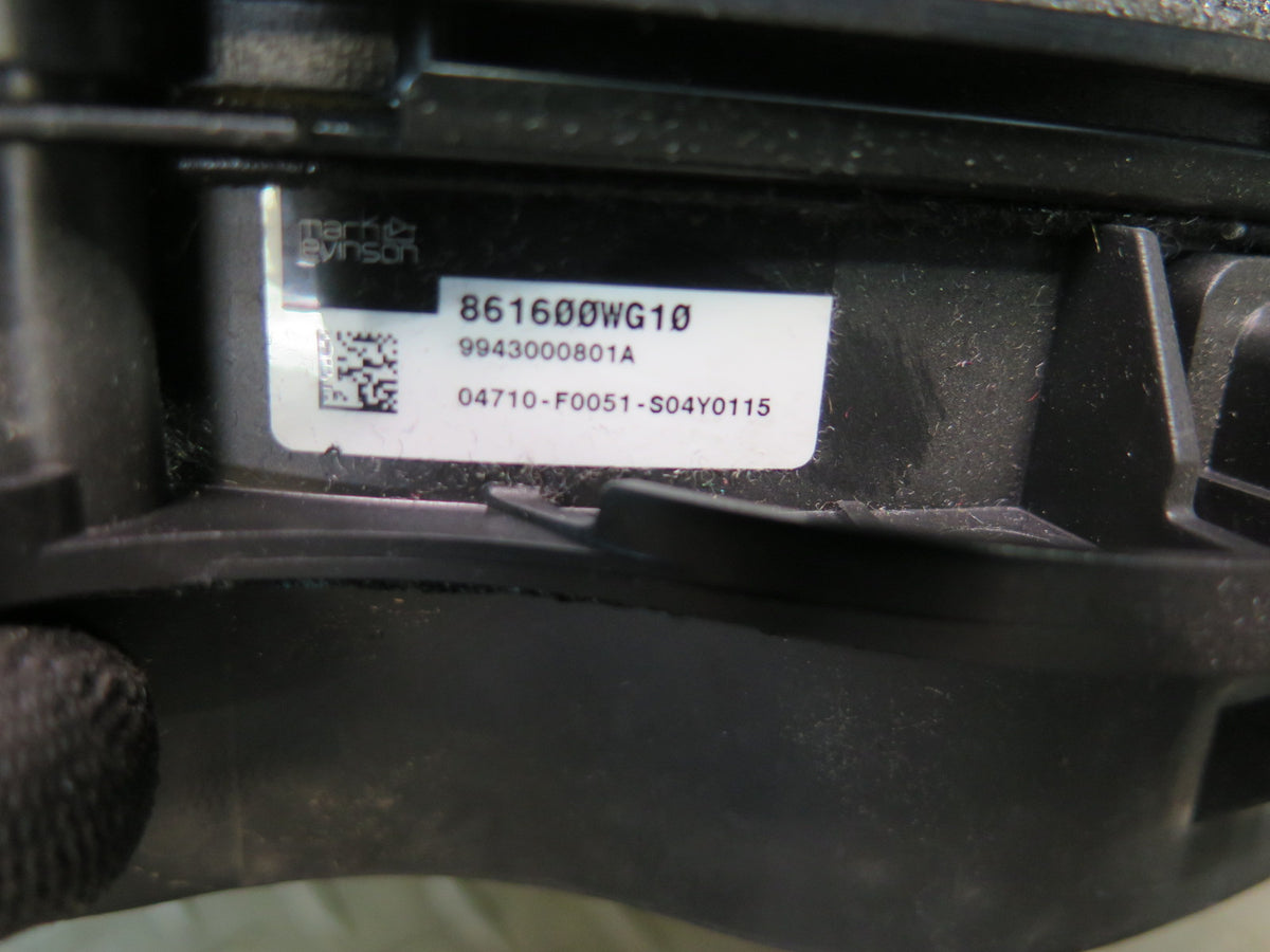 08-16 Lexus UVF46L LS600h Set of 2 Front Door Mark Levinson Speaker OEM