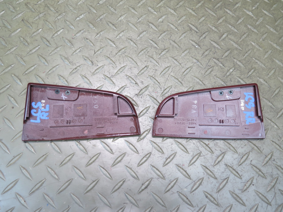 10-16 Lexus UVF46L LS600h Set of 10 Door Wood Trim Bezel Panel Set OEM