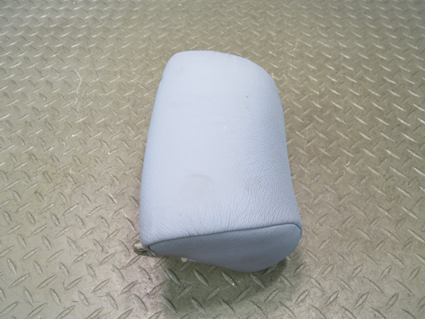 97-03 BMW E39 540i Sedan Rear Left Right Center Leather Headrest Set Gray OEM