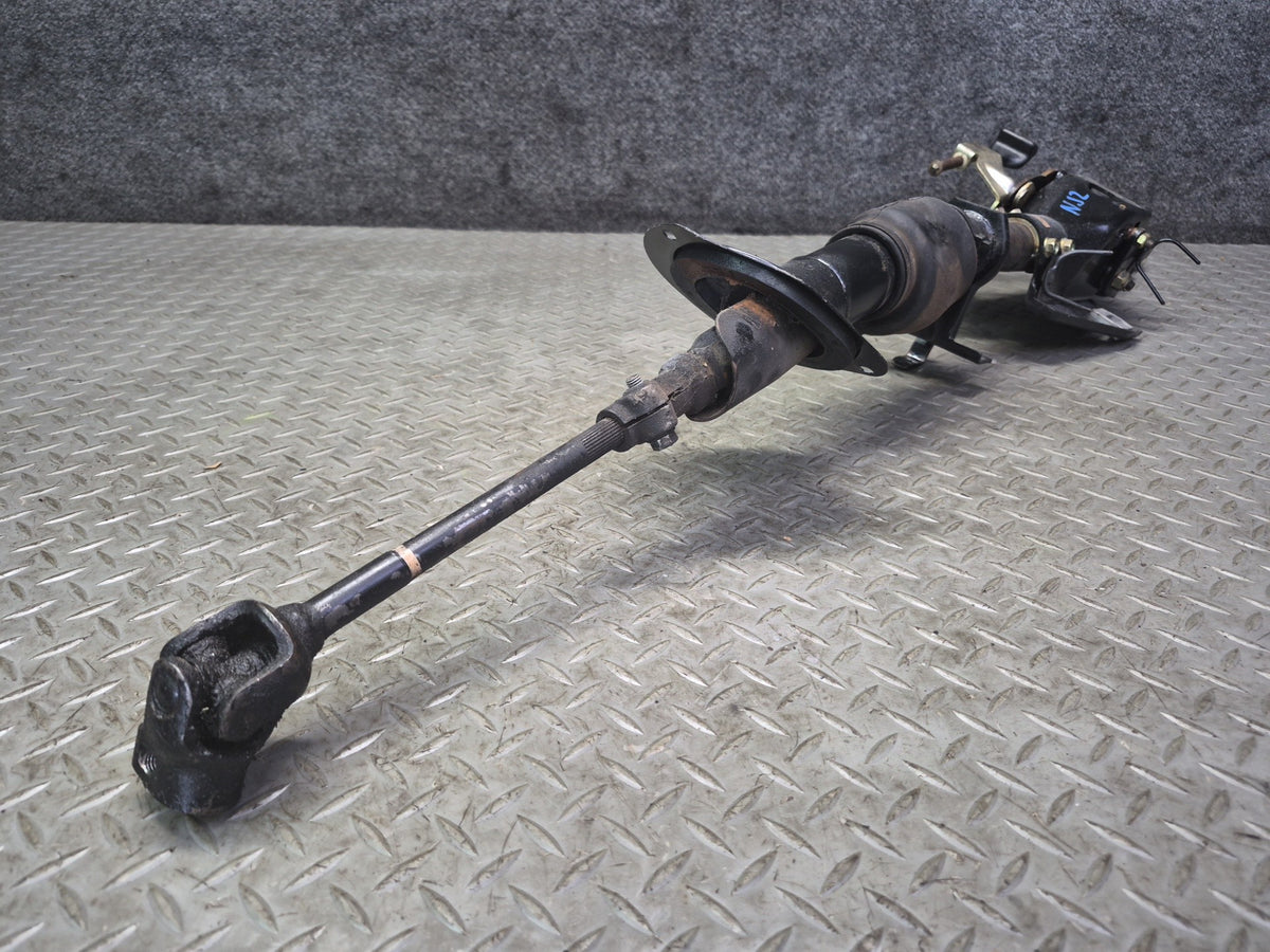 87-89 Nissan Z31 300ZX NON Turbo Steering Column w U Joint Shaft Assembly OEM