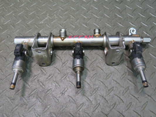 2014-2016 Porsche Panamera 970 3.0L Left & Right Fuel Rail Line W/ Injectors Set