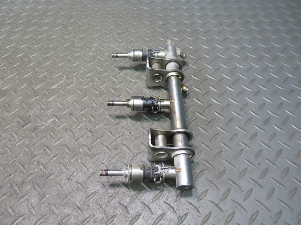 2014-2016 Porsche Panamera 970 3.0L Left & Right Fuel Rail Line W/ Injectors Set