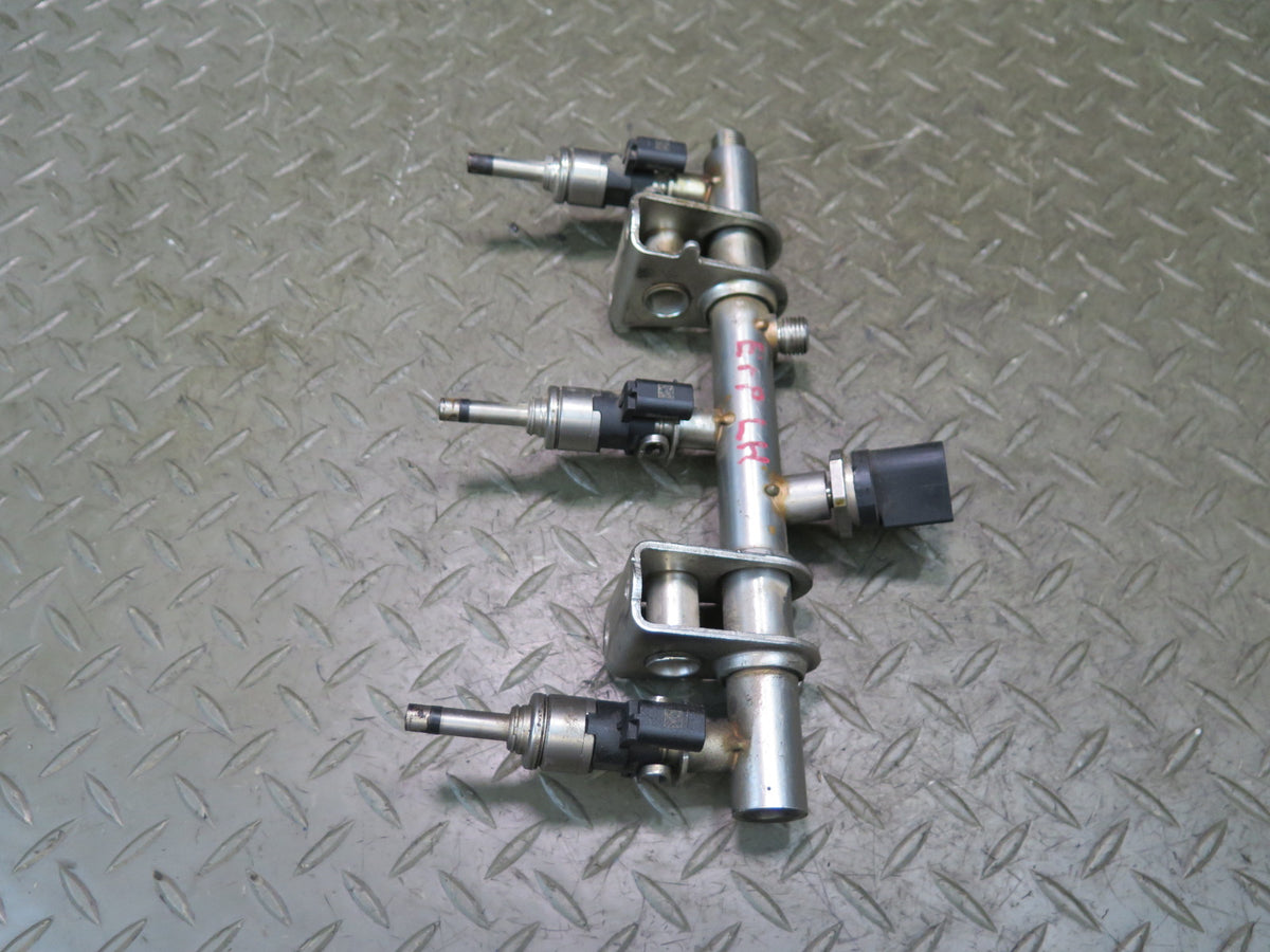 2014-2016 Porsche Panamera 970 3.0L Left & Right Fuel Rail Line W/ Injectors Set