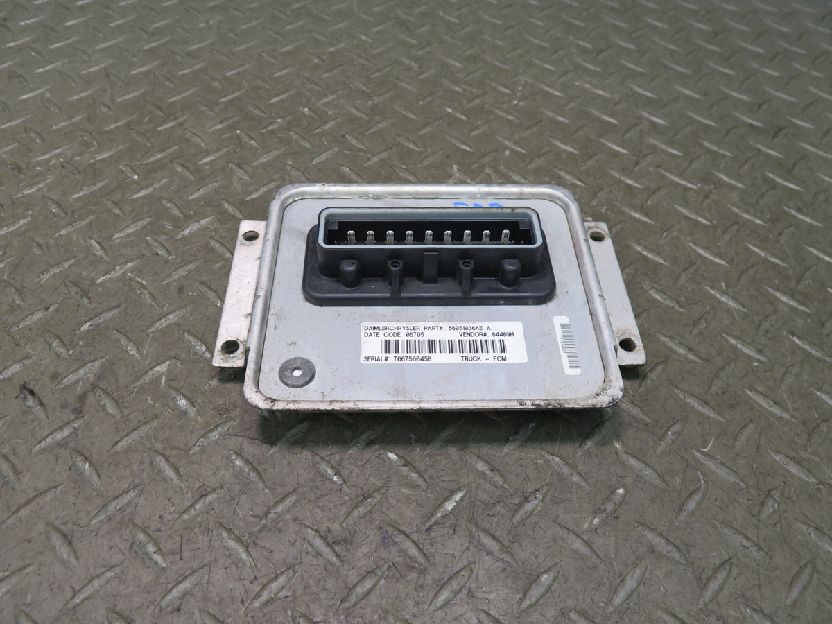 02-05 Dodge RAM 1500 DR Front BCM BCU Body Control Module Unit 56051036AE