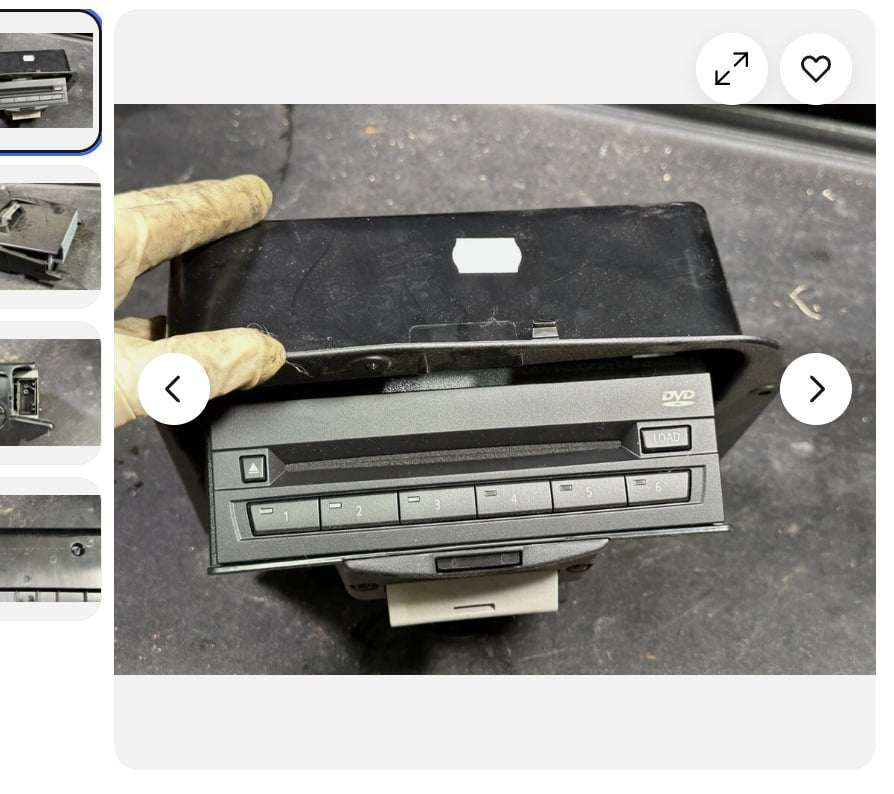 2011-2016 BMW F10 F11 M5 CD DVD Changer Player w Bracket