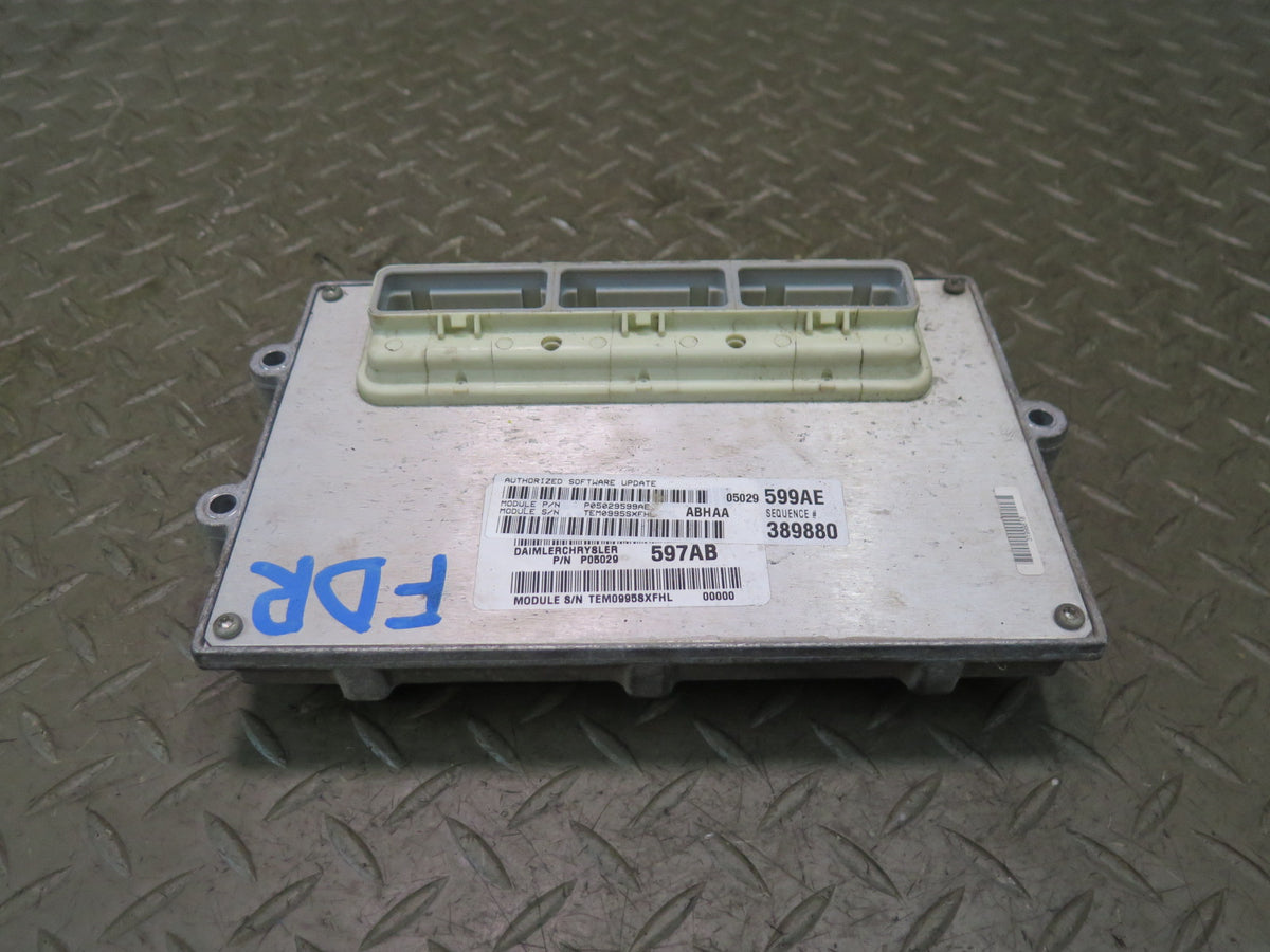2005 Dodge RAM SRT10 DR 8.3L ECU ECM Engine  Control Module Unit 05029599AE OEM