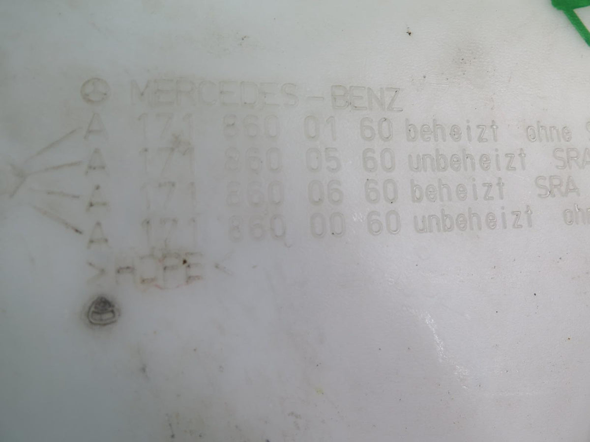 05-11 Mercedes R171 Slk-class Windshield  Washer Fluid Reservoir Tank w Pump OEM