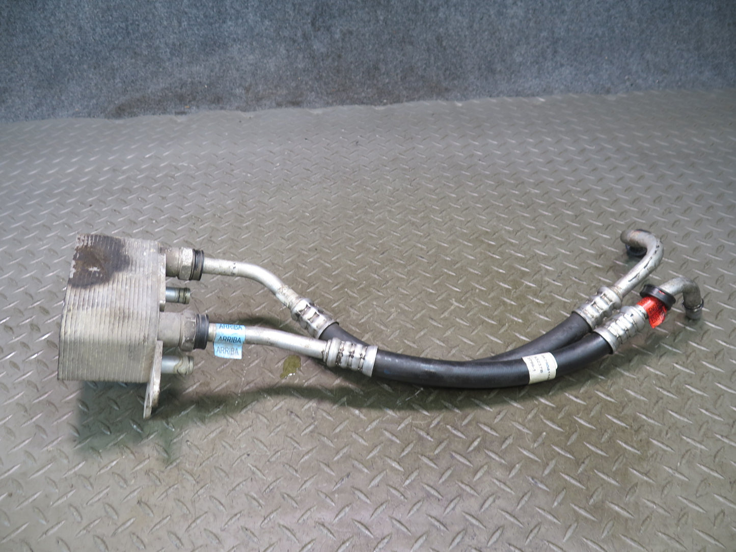 05-06 Dodge RAM SRT10 DR Engine Motor Oil Cooler Heat Exchanger w Hoses OEM