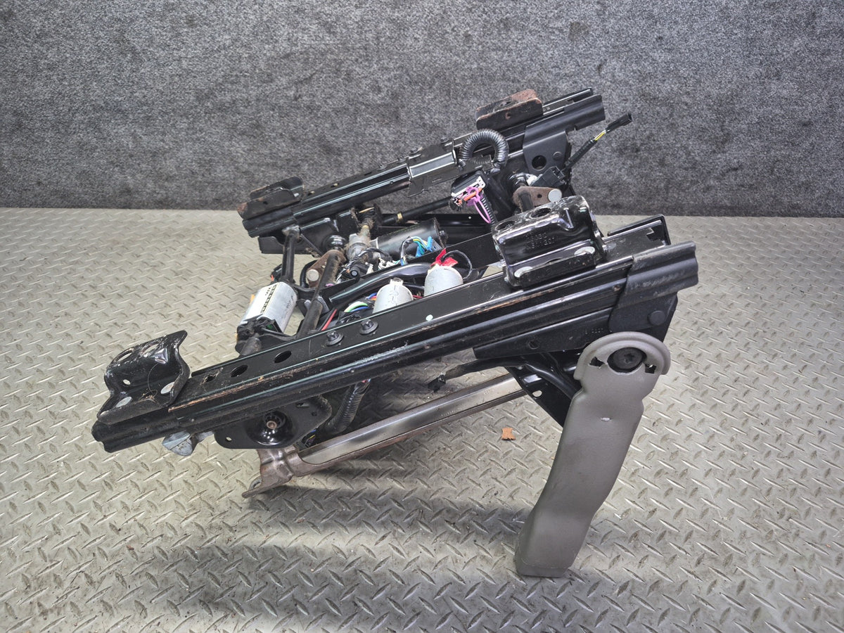 2003-2007 Hummer H2 Front Left Side Seat Lower Frame Track Rail W/ Motors