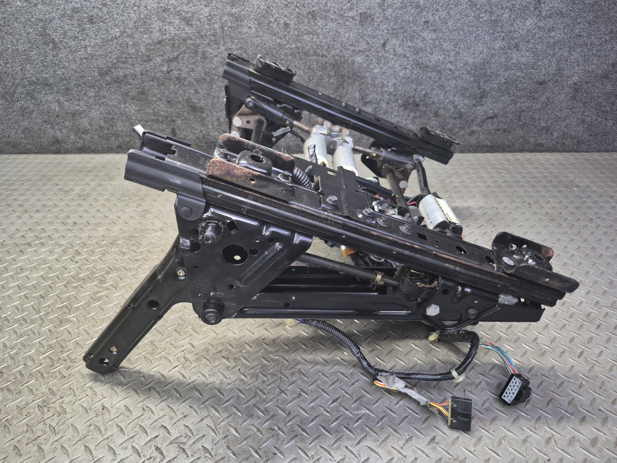 2003-2007 Hummer H2 Front Left Side Seat Lower Frame Track Rail W/ Motors