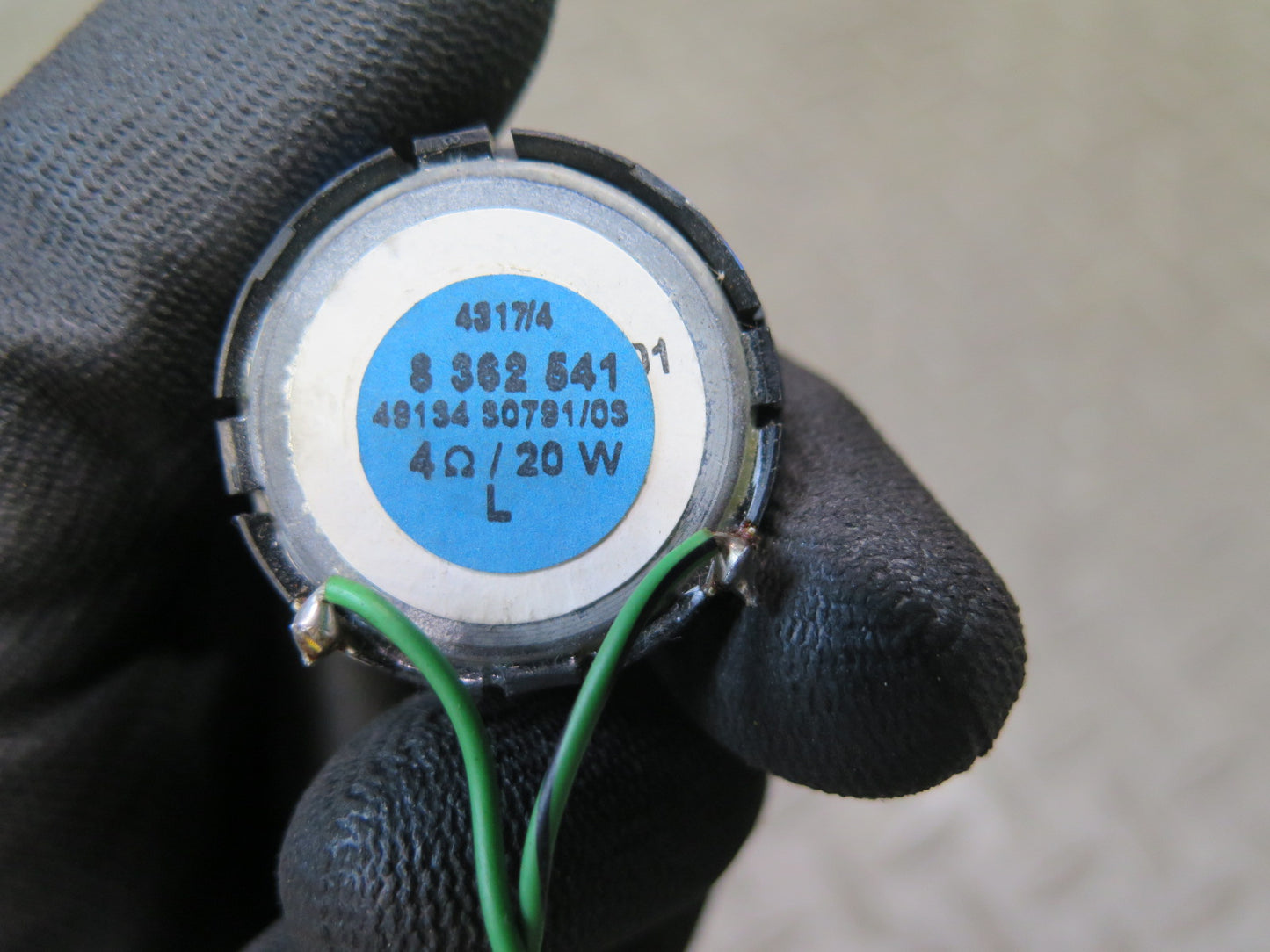 97-03 BMW E39 540i Left Door MID Range Speaker Tweeter 8362541 OEM