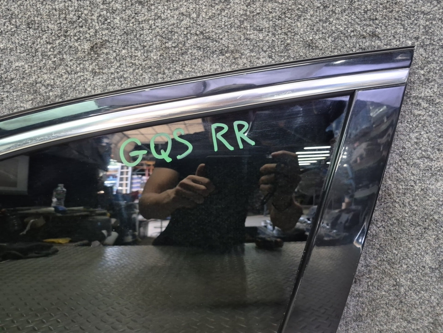 07-15 Audi 4L Q7 Rear Right Quarter Glass Window OEM