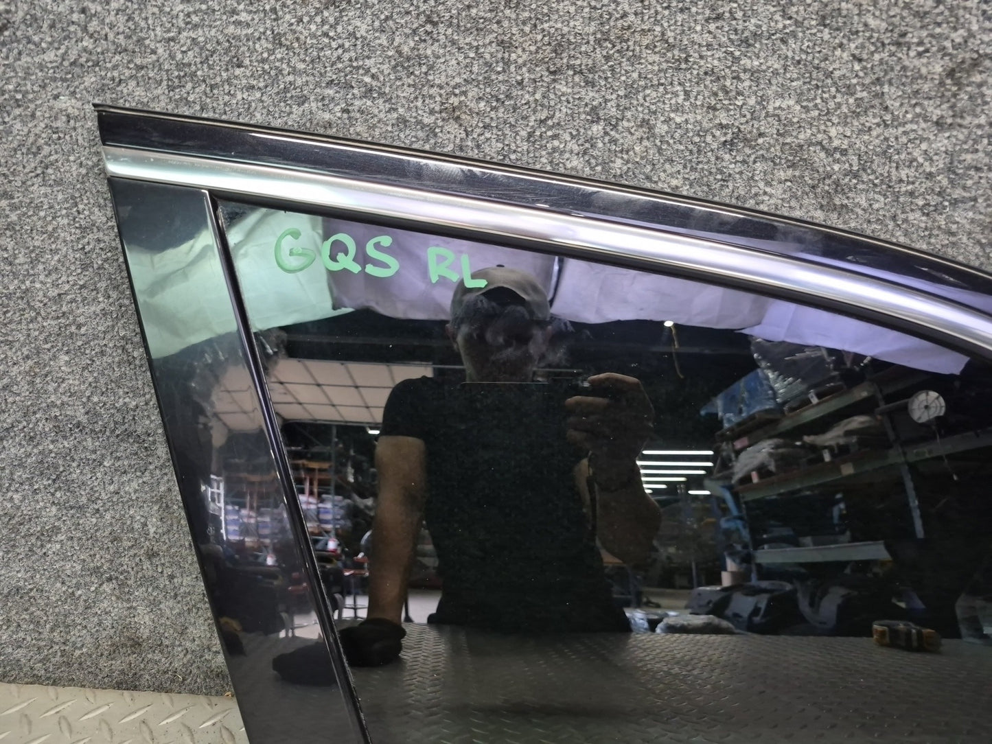 07-15 Audi 4L Q7 Rear Left Quarter Glass Window OEM