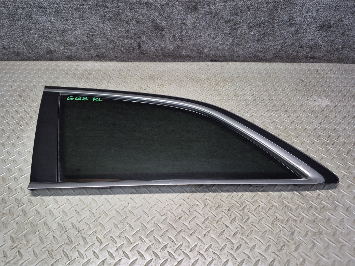 07-15 Audi 4L Q7 Rear Left Quarter Glass Window OEM