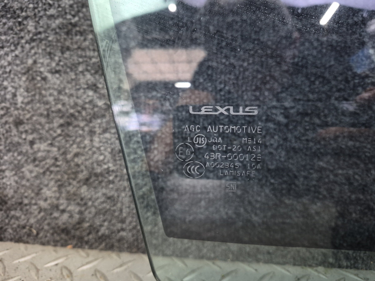 07-17 Lexus UVF46L LS600h LS460 Front Right Door Glass Window OEM