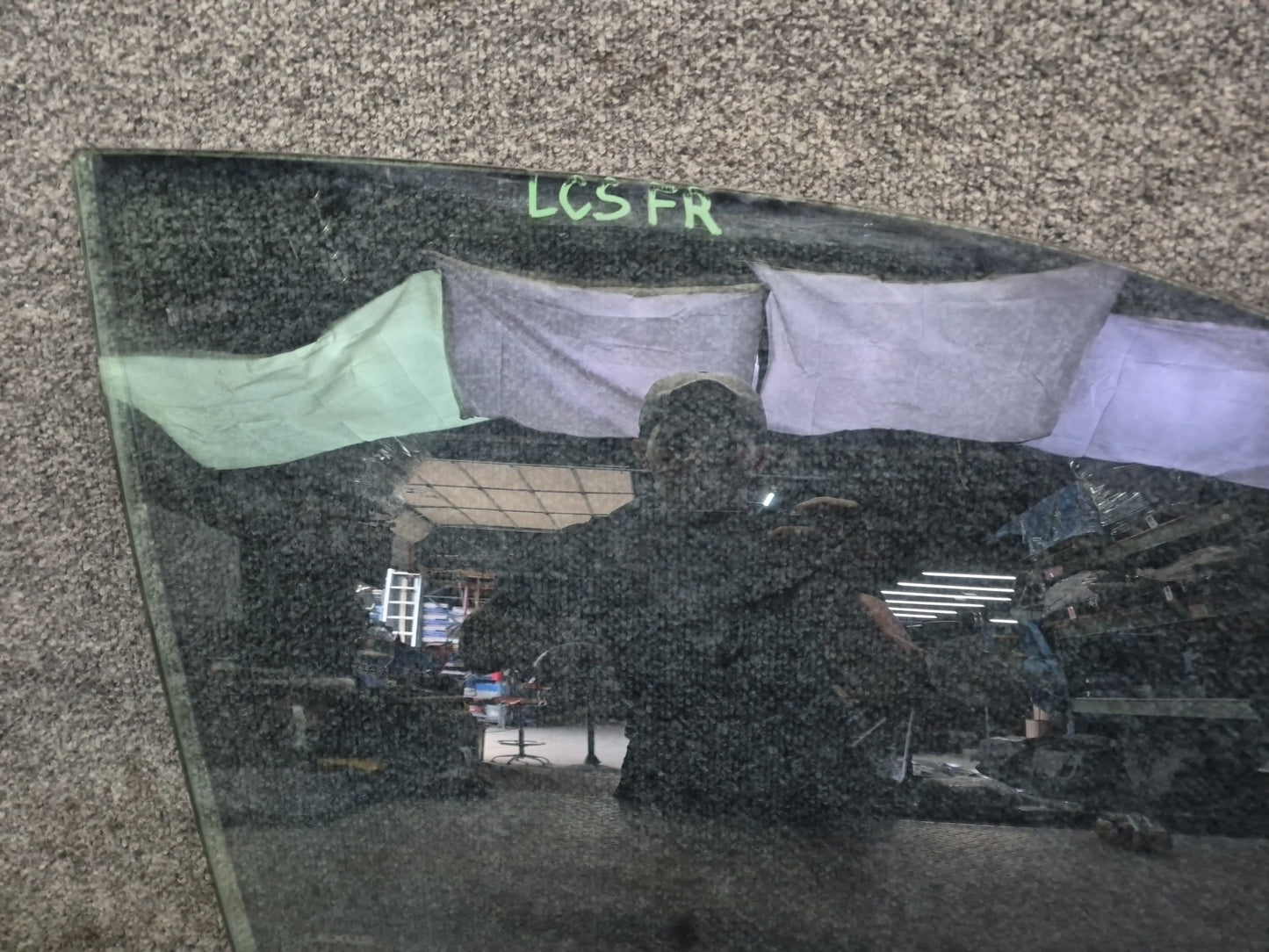 07-17 Lexus UVF46L LS600h LS460 Front Right Door Glass Window OEM