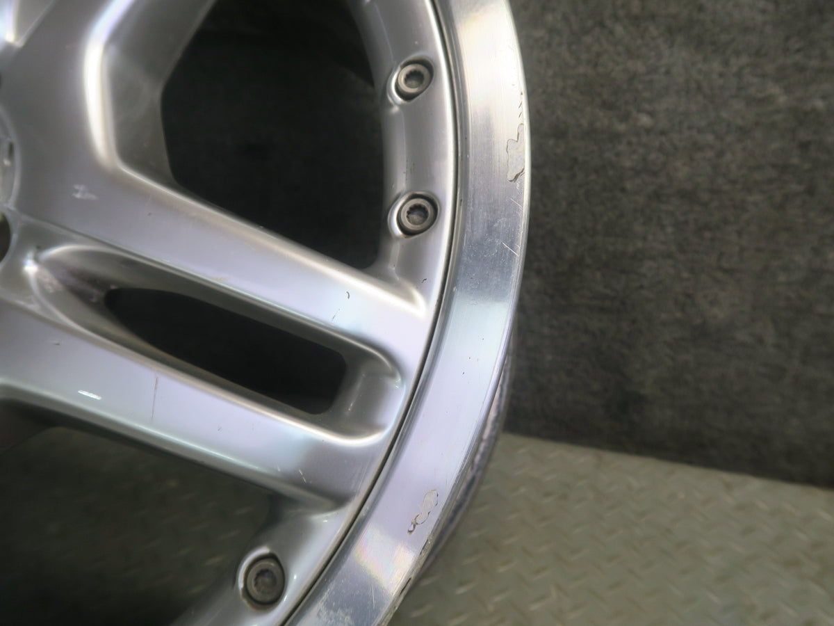 03-12 Mercedes R230 AMG Front 19" R19 Alloy Wheel Rim 19x8.5J ET30 Silver OEM