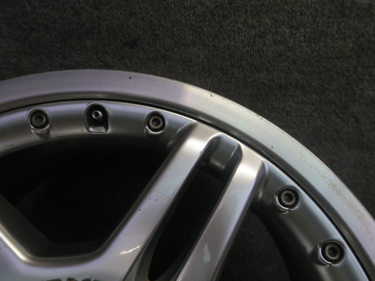 03-12 Mercedes R230 AMG Front 19" R19 Alloy Wheel Rim 19x8.5J ET30 Silver OEM