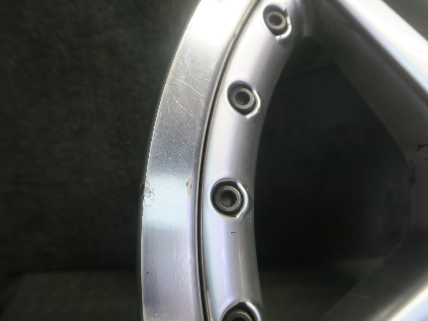 03-12 Mercedes R230 AMG Front 19" R19 Alloy Wheel Rim 19x8.5J ET30 Silver OEM