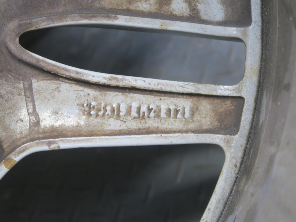 03-12 Mercedes R230 AMG Rear 19" R19 Alloy Wheel Rim 19x10J ET28 Silver OEM