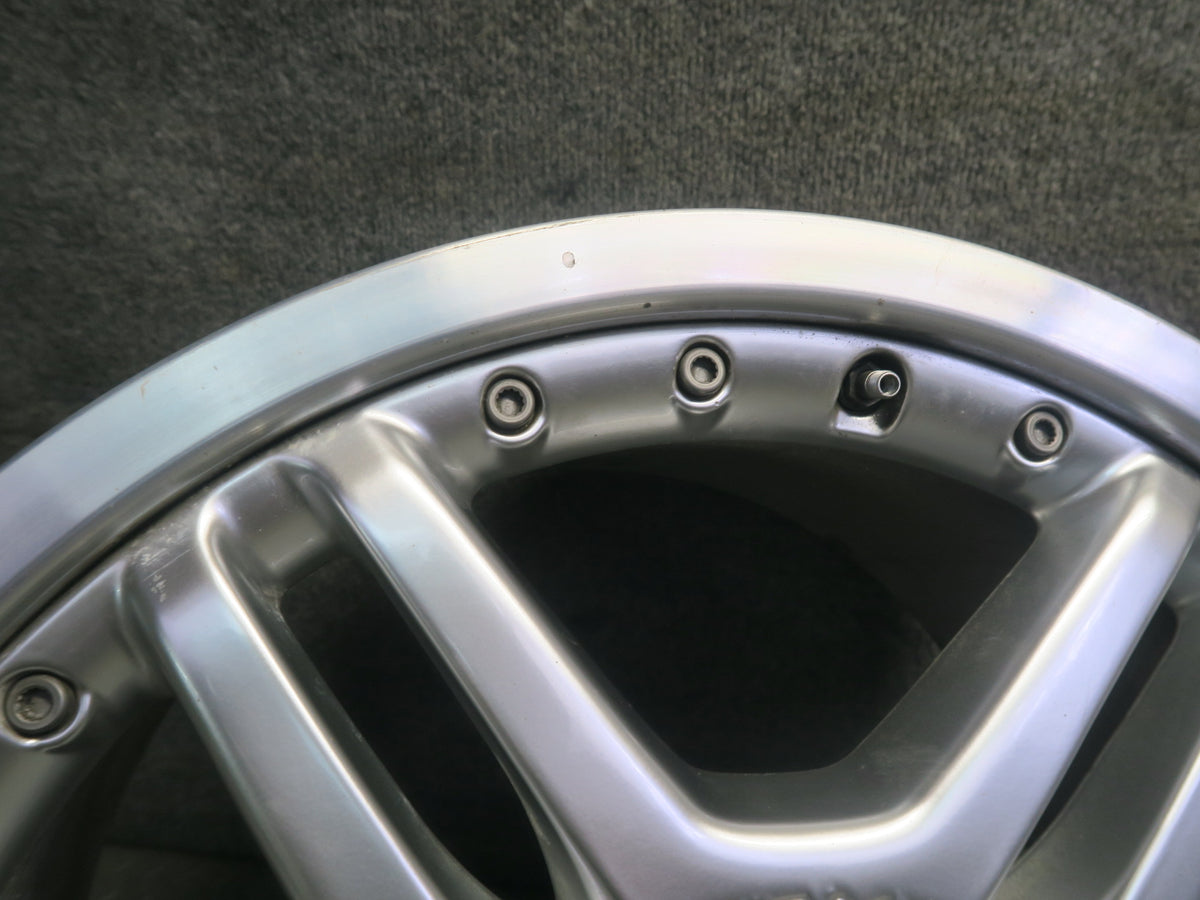 03-12 Mercedes R230 AMG Rear 19" R19 Alloy Wheel Rim 19x10J ET28 Silver OEM