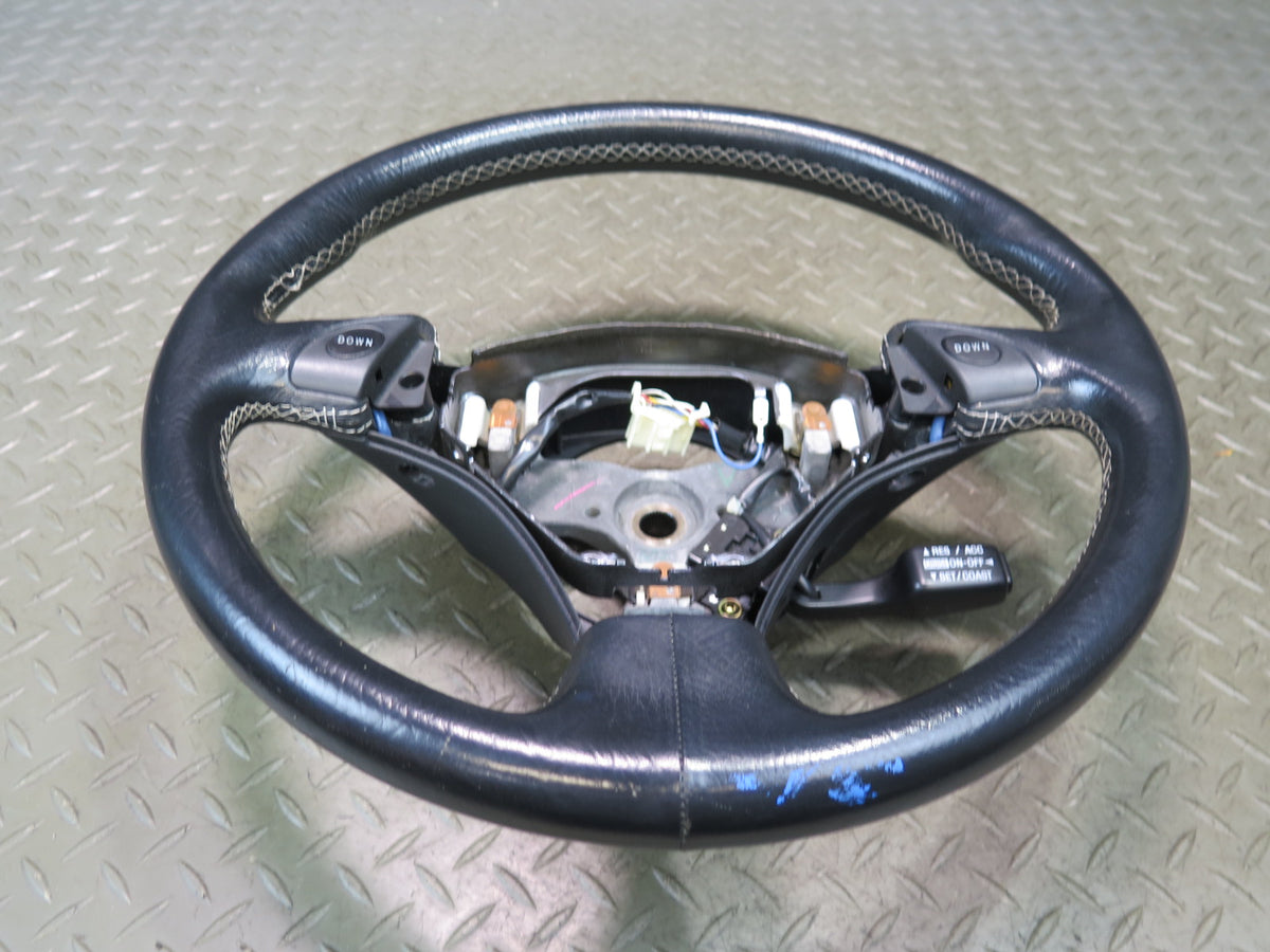 01-05 Lexus JCE10L IS300 A/T Leather Steering Black w Cruise Switch OEM