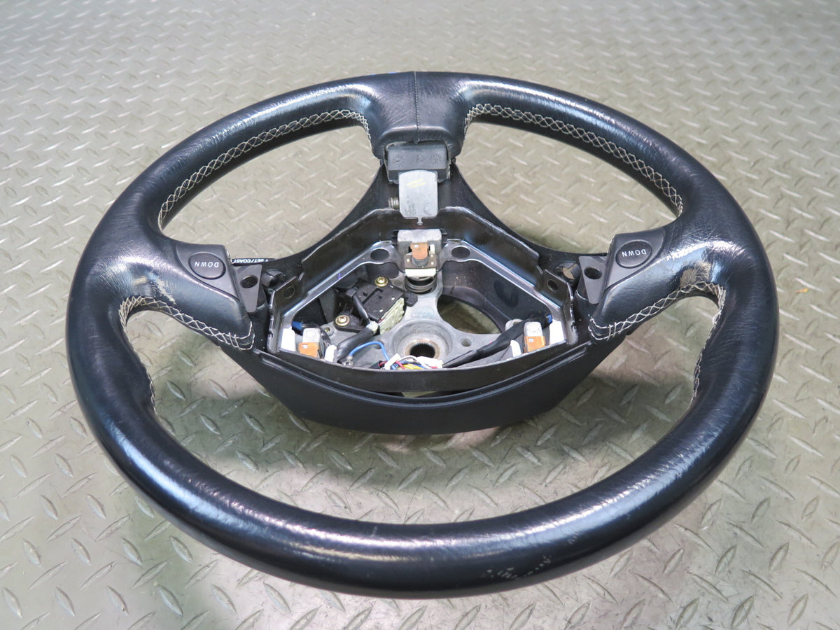 01-05 Lexus JCE10L IS300 A/T Leather Steering Black w Cruise Switch OEM
