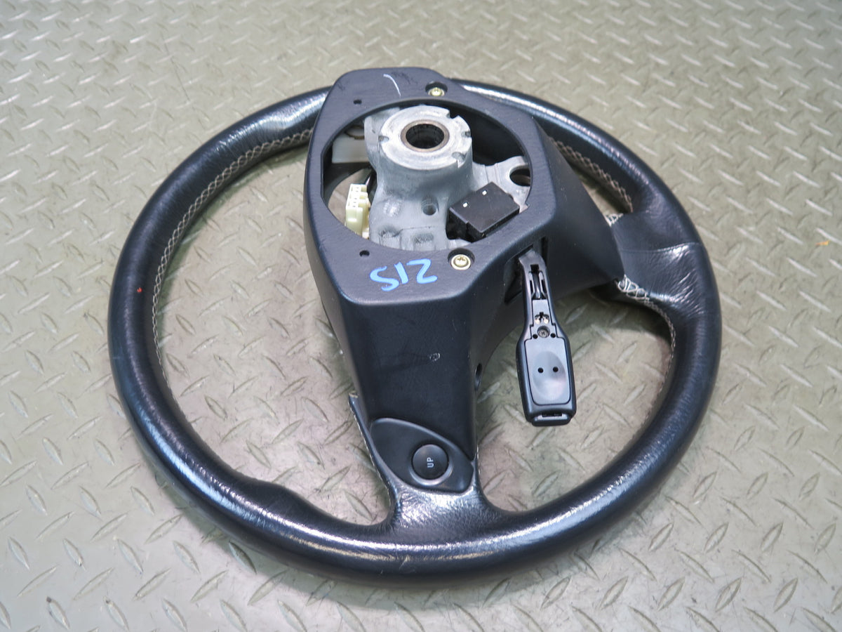 01-05 Lexus JCE10L IS300 A/T Leather Steering Black w Cruise Switch OEM