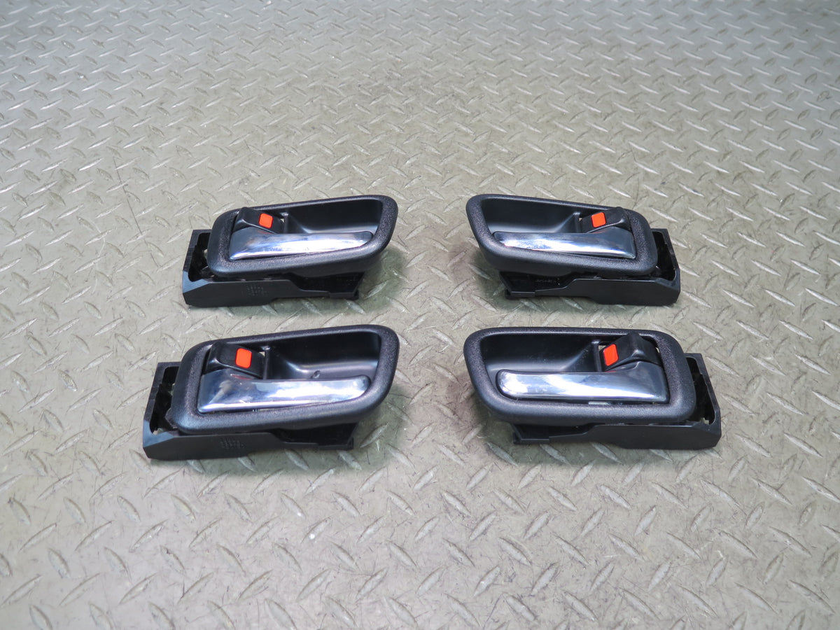 01-05 Lexus JCE10L IS300 Set of 4 Front & Rear Door Interior Handle Black OEM