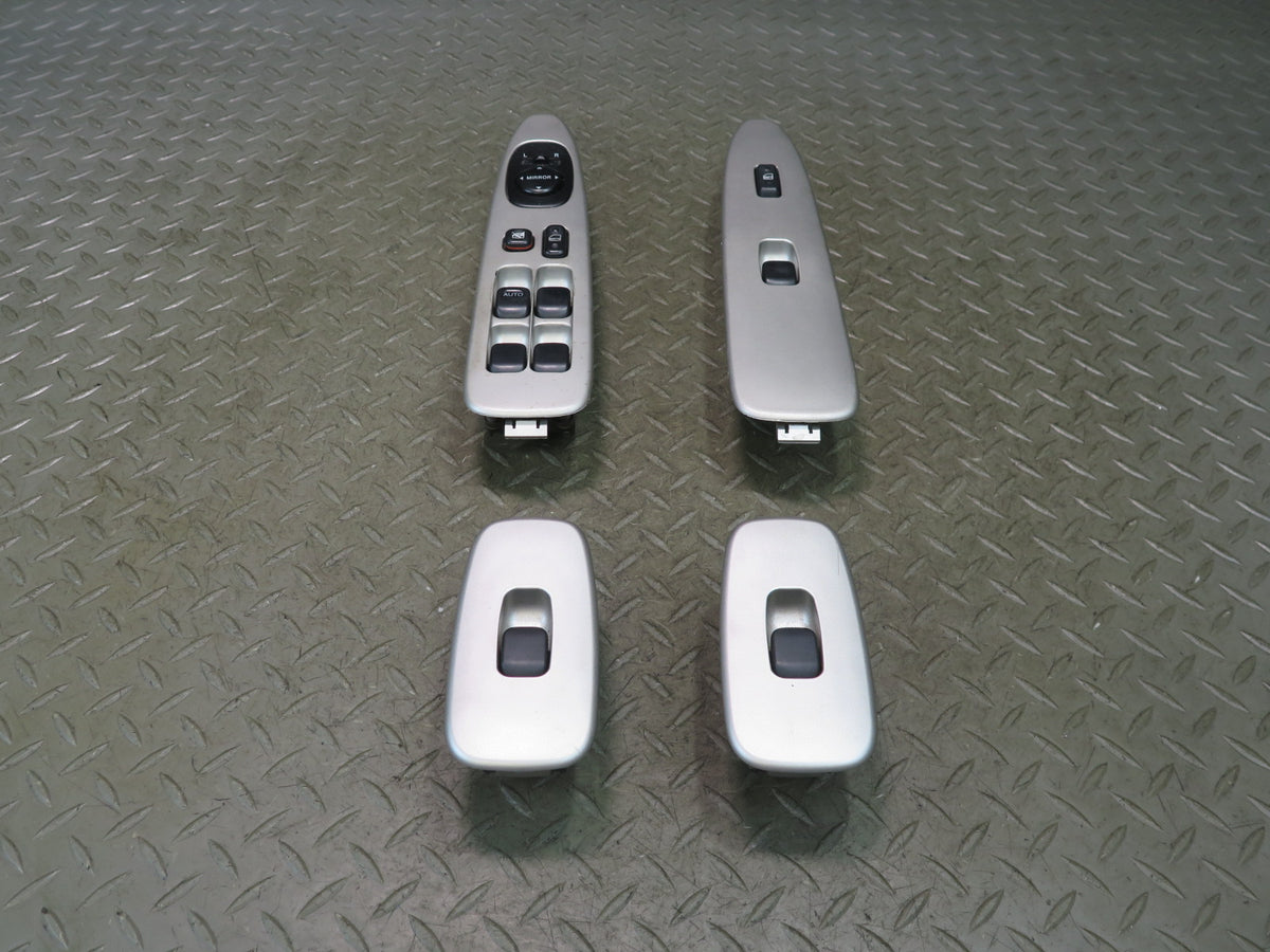 01-05 Lexus JCE10L IS300 Set of 4 Front & Rear Door Window Mirror Switch OEM