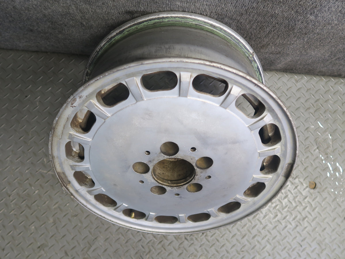86-91 Mercedes W126 Set of 4 Factory R15 15" Alloy Wheel Rim 15x7J ET25 OEM