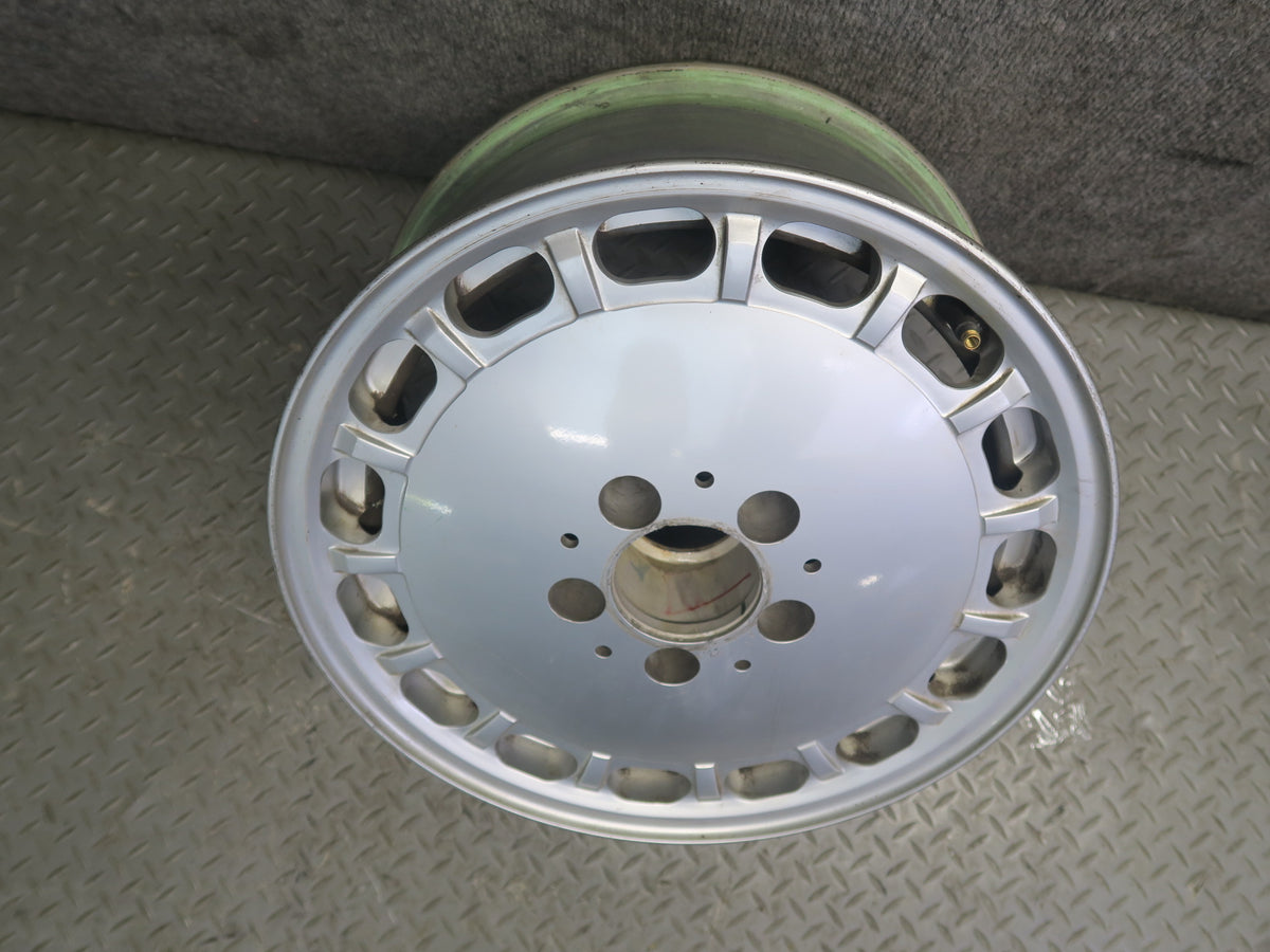 86-91 Mercedes W126 560SEL Factory R15 15" Alloy Wheel Rim 15x7J ET25 Silver OEM