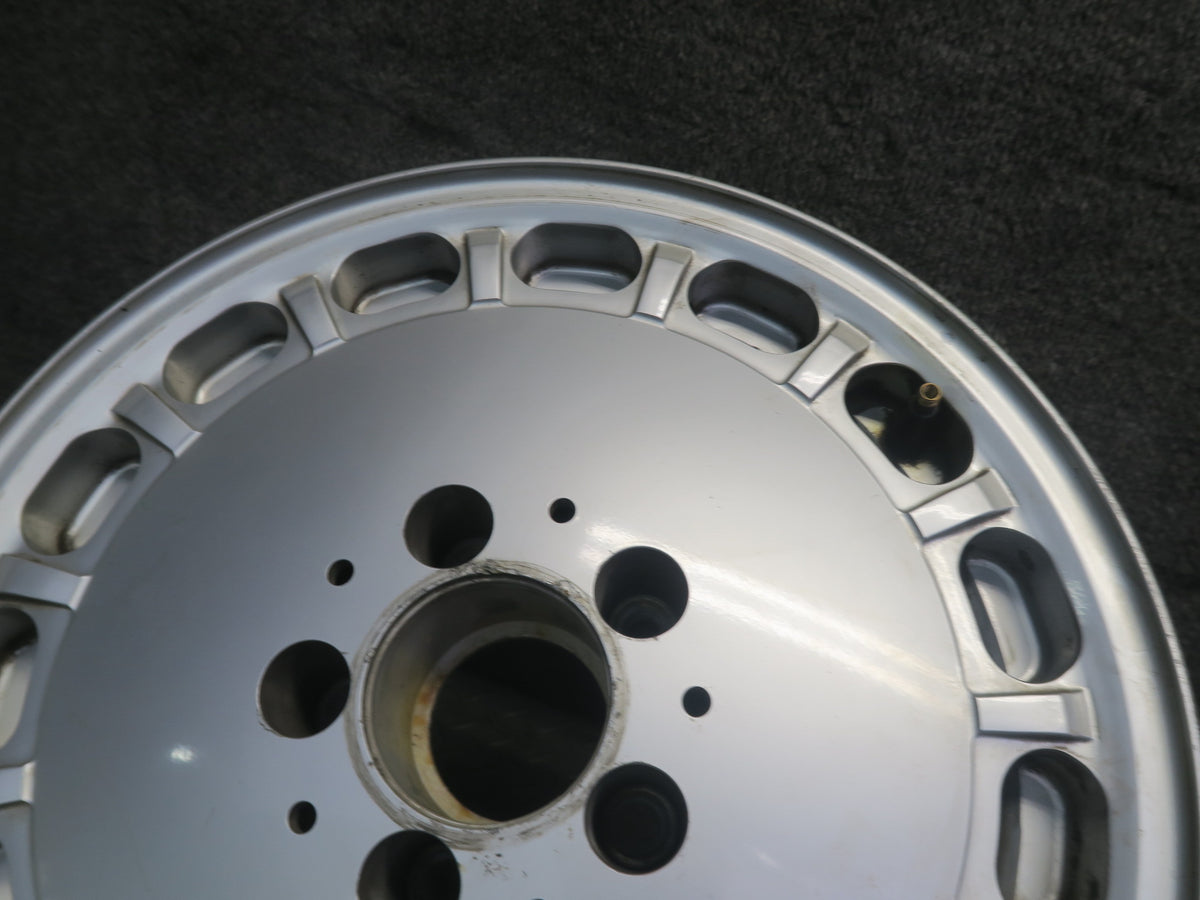 86-91 Mercedes W126 560SEL Factory R15 15" Alloy Wheel Rim 15x7J ET25 Silver OEM