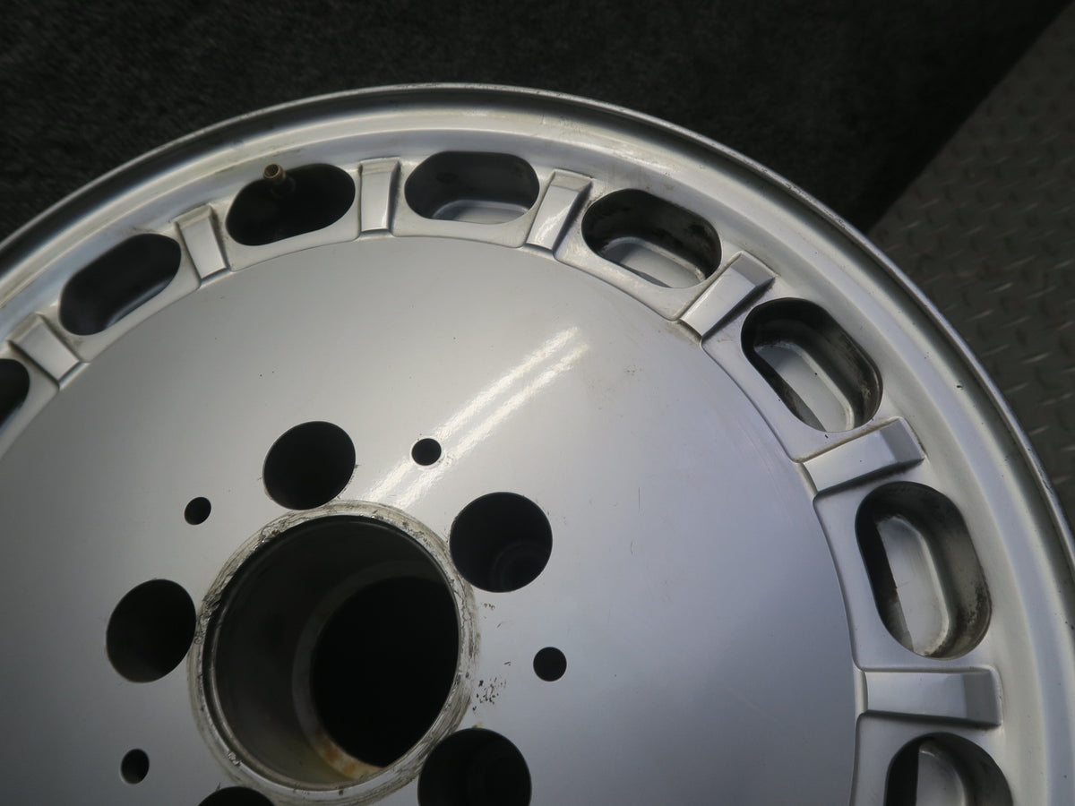 86-91 Mercedes W126 560SEL Factory R15 15" Alloy Wheel Rim 15x7J ET25 Silver OEM